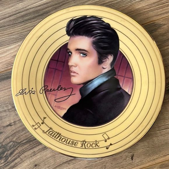 The Bradford Exchange Other - ELVIS PRESLEY decorative plate Jailhouse Rock No 16572 The Bradford Exchange